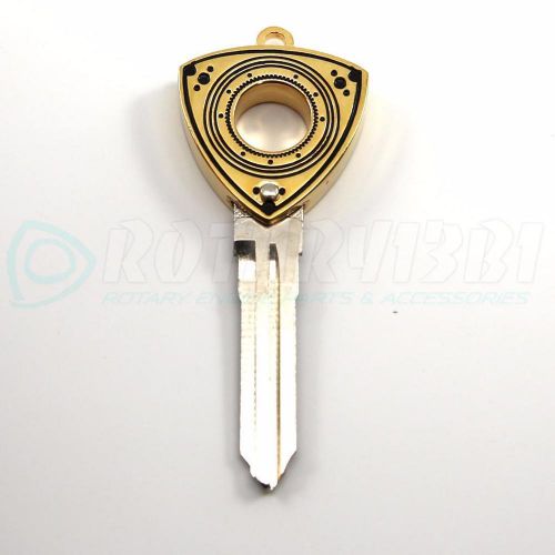Rotor key blank fits: 1988-1991 gold mazda rx-7 fc gxl turbo ii 13b rotary