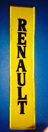 Rare vintage 1970's renault sew on car club seat cover jacket patch crest