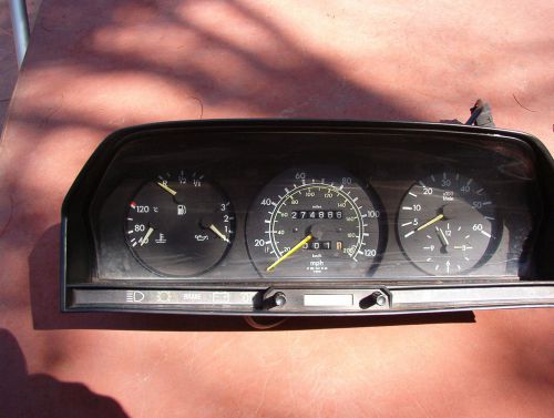 Mercedes w201 190d 2.2l nonturbo instrument cluster pod speedo 274866 miles use