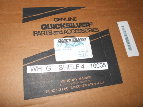 New  27-88605a89     gasket set  mercury  quicksilver  250 - 275  hp