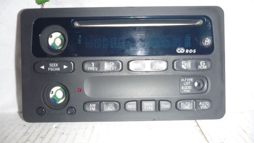 00-05 chevrolet malibu cavalier monte carlo impala radio cd face plate 10370630