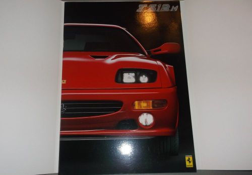 Ferrari 512 sales brochure f 512 m testorossa original