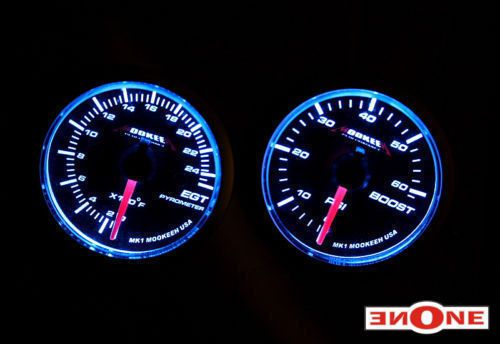 Mk1 turbo diesel gauge kit 60psi boost &amp; egt pyrometer