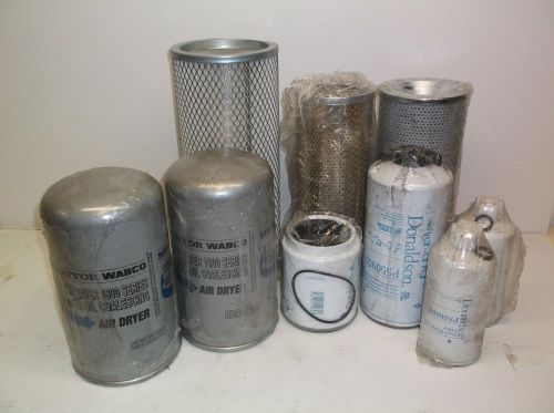Heavy duty truck parts - air, fuel, air dryer filters/fuel separator lot