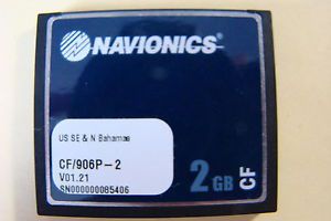 Navionics cf chart card for us se &amp; n bahamas 2gb