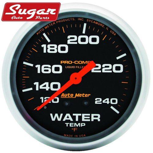 Auto meter 5432 pro-comp; liquid-filled mechanical water temperature gauge