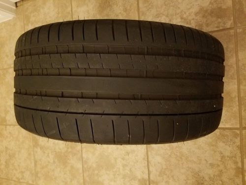 Michelin pilot super sport 285/35/21 used tire 7.6/32nds - damaged but useable