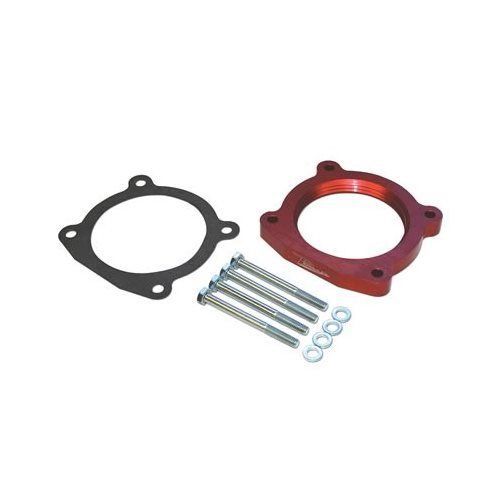 Airaid throttle body spacer billet aluminum red anodized 1" toyota tundra each