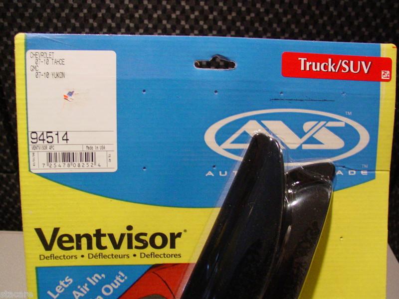 Auto ventshade (avs) 94514 side window vent chevy tahoe gmc yukon