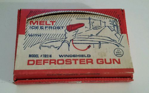 Nos boxed canadian &#034;sears car windshield defroster gun&#034; 12 volt - works