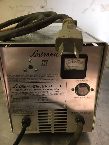 Lestronic ii golf cart 36 volt charger