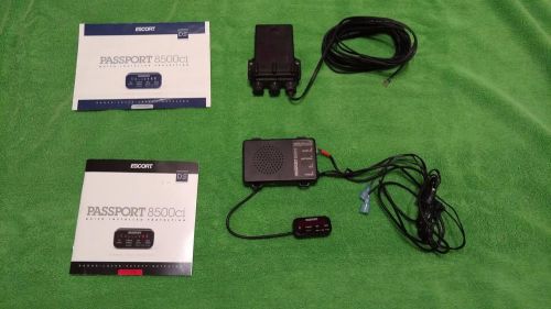 Escort passport 8500ci installed radar detector - free shipping in usa