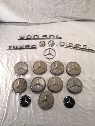 Mercedes benz emblems badge logo lot