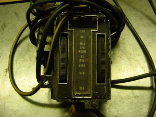 Corvette 1975 heater air condition control  with vacuum lines