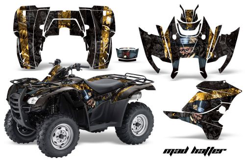 Honda rancher &amp; at amr racing graphics sticker kits 07-13 quad atv decals mad