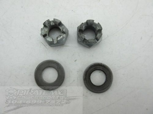 Kawasaki kfx450r kfx 450r front wheel hub spindle castle nuts kfx 450r #26 2008