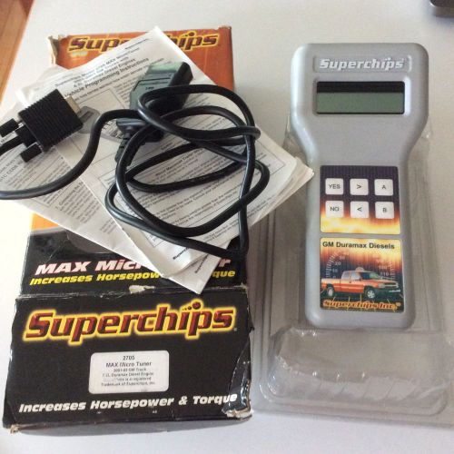 Superchips microtuner 2001-03 gm truck duramax diesel engine