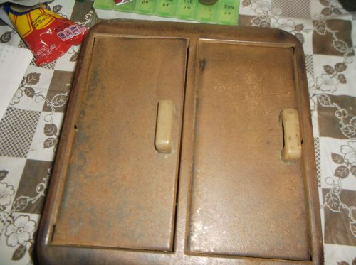 Vintage ihc international kb truck heater cover barn door style