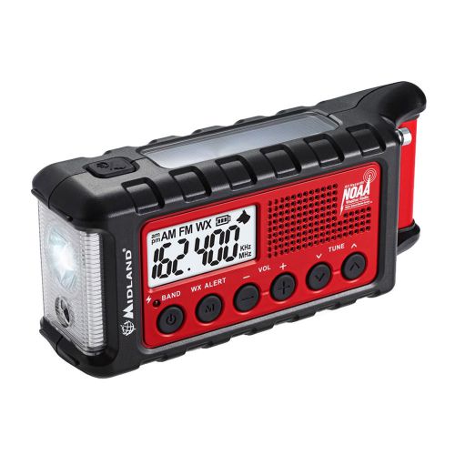 Midland er310 emergency crank radio w/am/fm/weather alert
