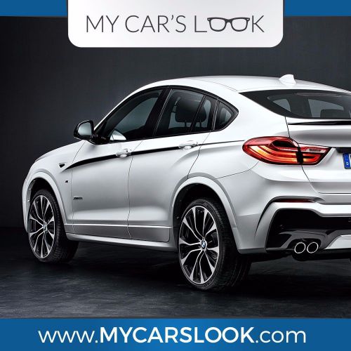 Bmw x4 m f26 m performance accent stripes side stripe graphics decals
