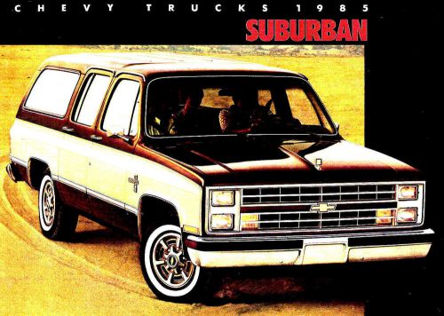 1985 chevy suburban brochure -suburban c10-c20-k10-k20-suburban-4x4