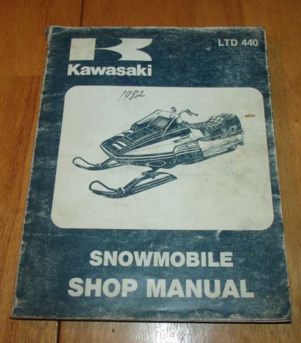 Kawasaki ltd 440 snowmobile shop manual
