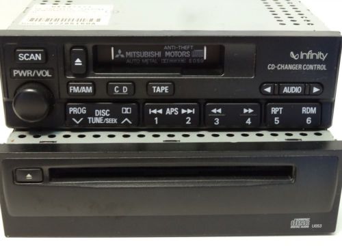 Mitsubishi motors cassette cd changer infinity 2000-2005 eclipse mr337271