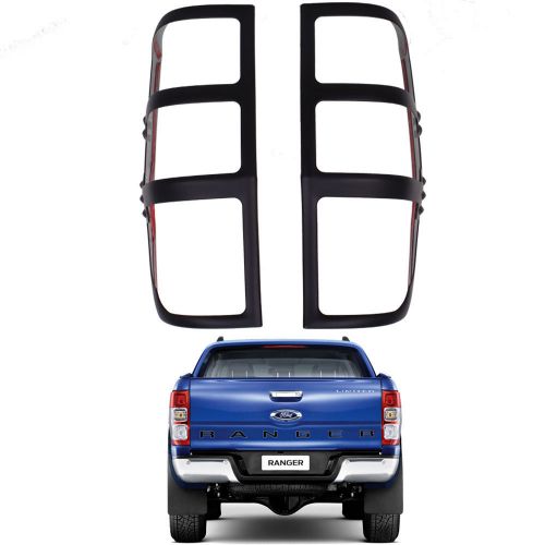 2012+ for-d range-r tail lamp lights cover trim protection matte black wildtrak
