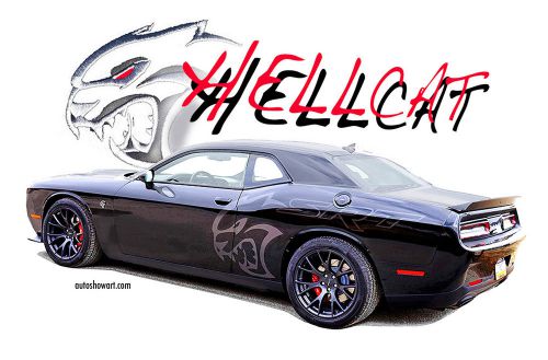 2015 hellcat t-shirt mopar wild machines
