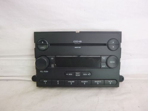 06-13 ford must. exp. edge f150 radio 6 cd mp3 face plate 7l2t-18c815-be mk61382