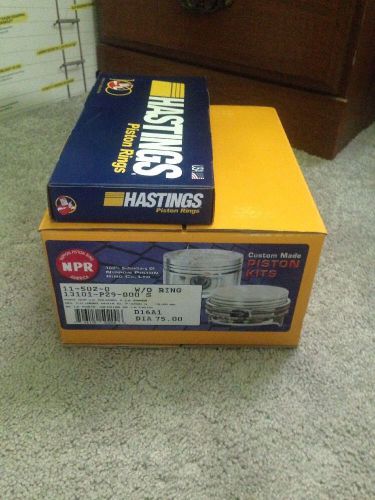 75mm high compression pistons.