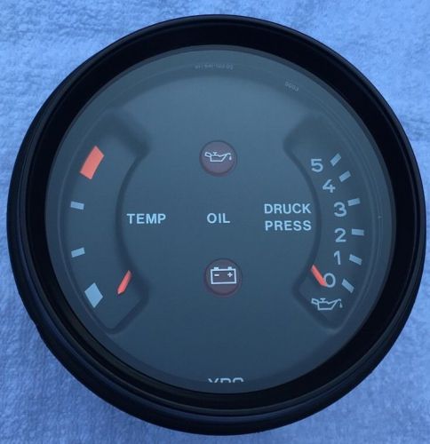 Porsche 911 930 temperature &amp; oil pressure combination gauge
