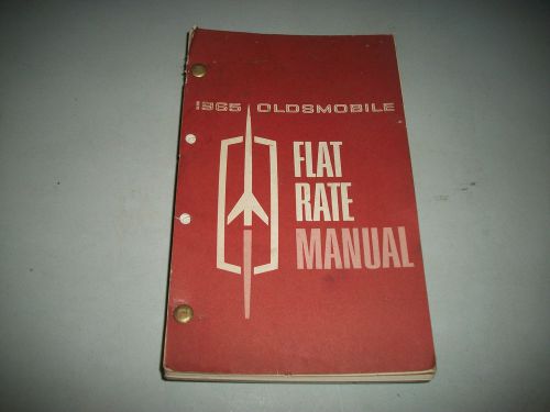 Original 1965 oldsmobile flat rate manual complete body &amp; chassis service