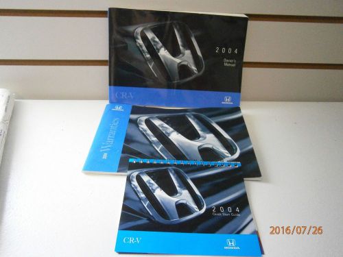 2004 04 honda cr-v owners manual book