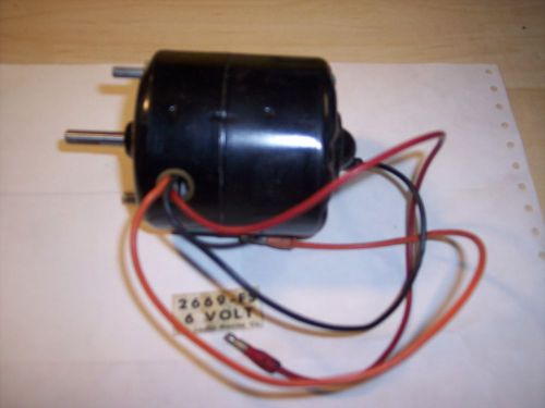 6 volt heater  fan blower  replacement motor leece neville 2669f nos 2 speed