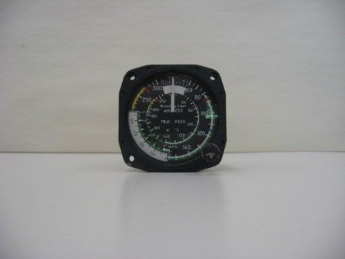 United instruments airspeed indicator - true airspeed - mph and knots