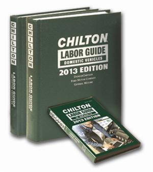 Chiltons 978-1-285-19296-3 2013 labor guide - cd-rom only