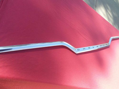 1963 chevrolet impala bel air biscayne upper trunk molding *anodized* show
