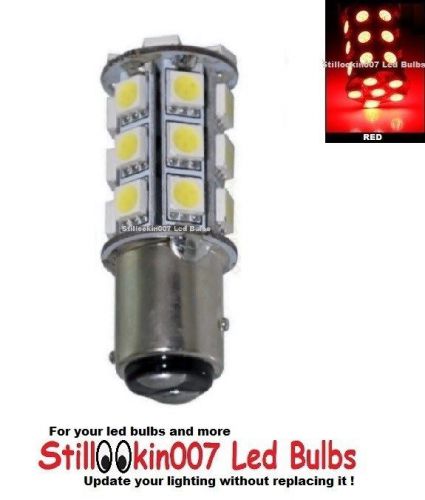 1 x snowmobile 27 led red 1157, 2057, 2357, 1016, 7528