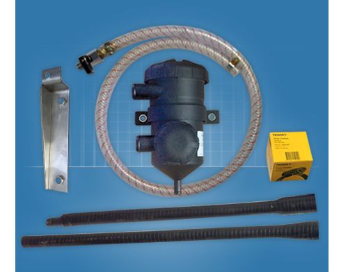 New provent oil catch can filter kit - toyota prado 120 series (2002-09) diesel