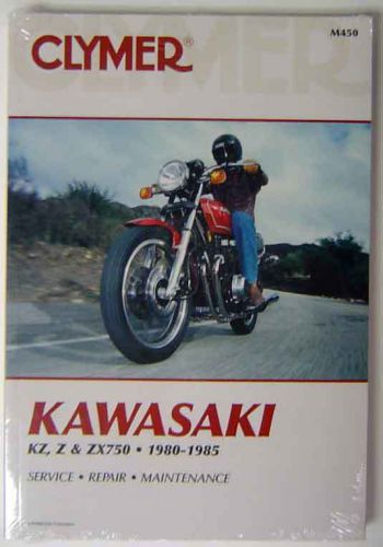 Kawasaki kz750 z750 zx750 80-85 clymer service repair manual book new