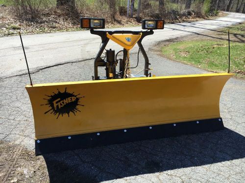 Fisher 7.6 ft  minute mount 2  snow plow very good condition