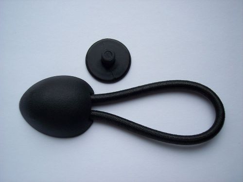 10 black bungee shock cord longer than stayput for boat cover 6 1/2&#034;