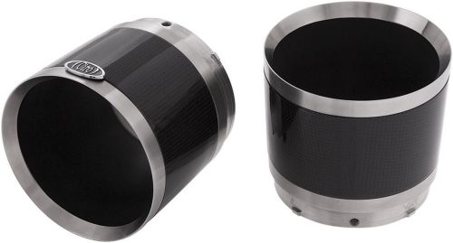 Ciro carbon exhaust tips for ciro megaphone / straight slip-on mufflers (31400)