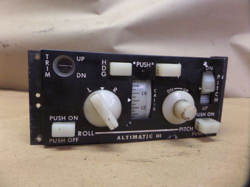 Aircraft edo-aire mitchell altimatic 3 iii century autopilot control head