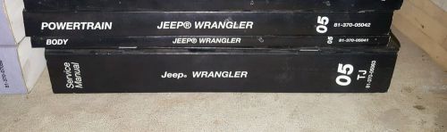 2005 jeep wrangler service manuals