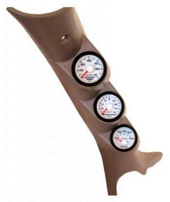 Autometer diesel gauge pillar kit, 60psi, 100-250 deg. for dodge ram 03-09 -7099