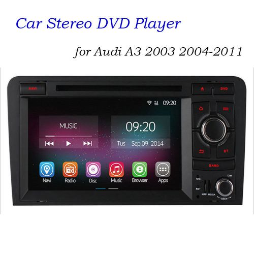 4core car dvd player for audi a3 s3 2003 2004-2011 cortex a9 stereo headunit gps