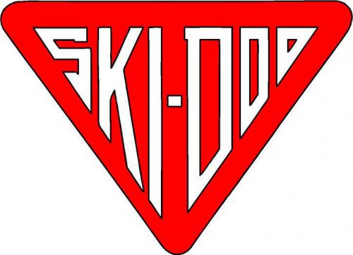 #683 (1) 3" ski-doo racing bee skidoo bombardier vinyl decal laminated stickers