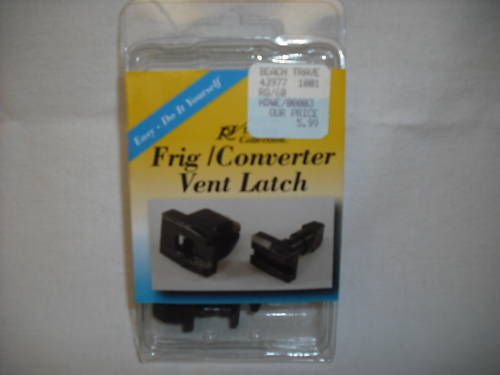 Rv  - refrig exterior vent latch -  also fits converter boxes - set of 2 - black